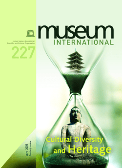 Cultural diversity and heritage - UNESDOC