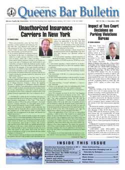 December 2010 - Queens County Bar Association