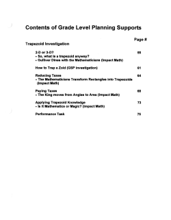 Gr.7 Trapezoid - SGDSBMathLearningPartners