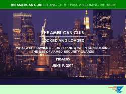 Locked and loaded - The American Club