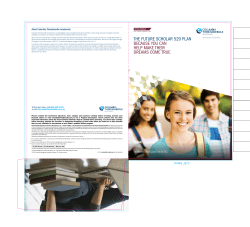 THE FUTURE SCHOLAR 529 PLAN