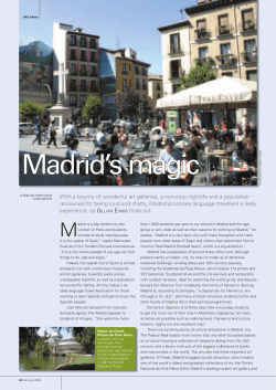 Madrid`s magic - Study Travel Network