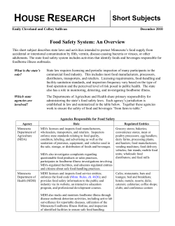 Food Safety System: An Overview