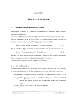 Time Value of Money