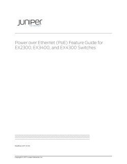 Power over Ethernet (PoE)