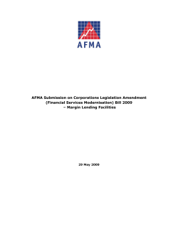 Margin Lending Facilities - The Australian Financial Markets