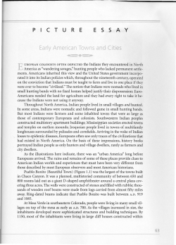 Early American Towns and Cities Picture Essay