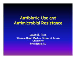 The Impact of Treatment Duration on Antimicrobial Resistance
