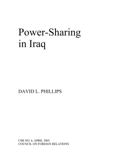 Power-Sharing - Council on Foreign Relations