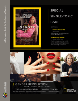 Gender Revolution Guide - National Geographic Society
