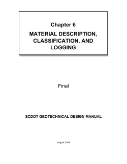 Chapter 6 - South Carolina Department of Transportation