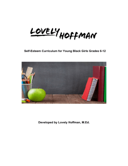 Self Esteem Curriculum For Young Black Girls
