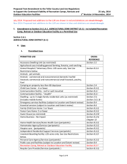 Proposed Text Amendment to the Teller County Land Use