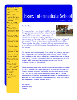 EIS Book Clubs! - Essex Intermediate School