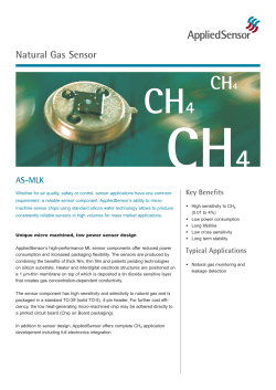 Natural Gas Sensor