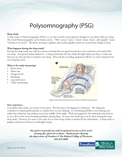 Polysomnography (PSG)