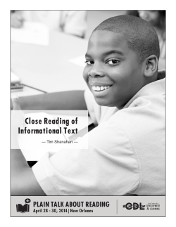 Close Reading of Informational Text