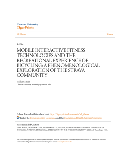 mobile interactive fitness technologies and the