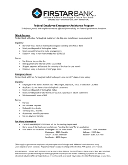 Federal Employee Emergency Assistance Program