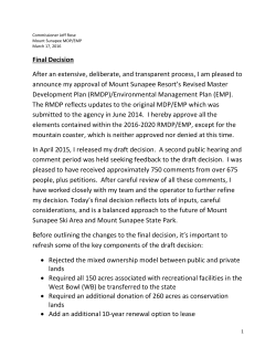 Commissioner Rose`s Final Decision on the