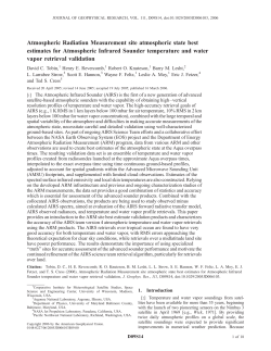 Atmospheric Radiation Measurement site atmospheric state best