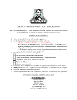 1. Gather all needed information before starting application 2