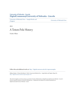 A Totem Pole History - DigitalCommons@University of Nebraska