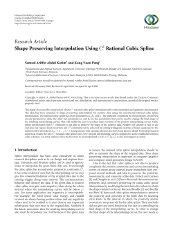 Shape Preserving Interpolation Using Rational Cubic Spline