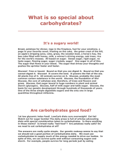 Chemistry of Carbohydrates in Food