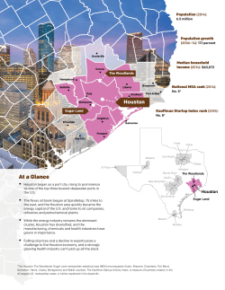Houston - At the Heart of Texas: Cities` Industry Clusters Drive