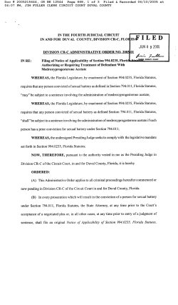 pt: yma - Duval County Clerk of Courts