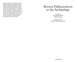 Reverse Hallucinations in the Archipelago - CeNak