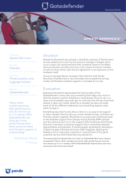 Gatedefender Success stories - Speed Services