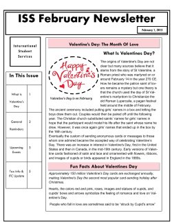 ISS February Newsletter - Concordia University, St. Paul