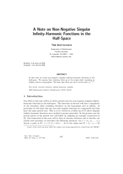 T. Bhattacharya, A note on non-negative singular infinity