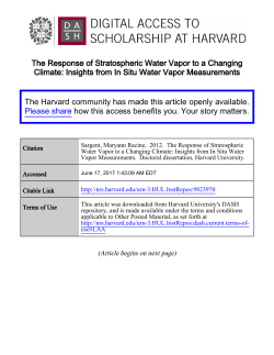 The Response of Stratospheric Water Vapor to a Changing Climate