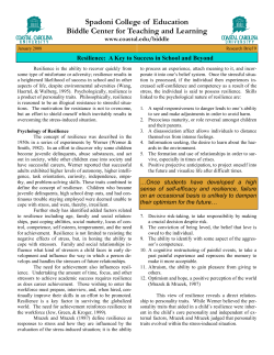 Resilience - Coastal Carolina University