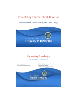 Completing a Partial Check Reversal