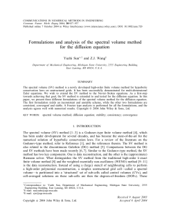 Formulations and analysis of the spectral volume method for the