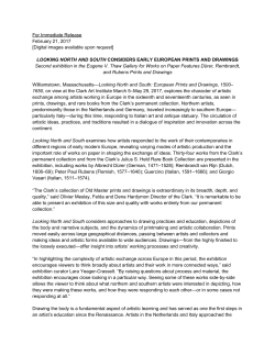 For Immediate Release February 21, 2017