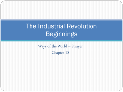 The Industrial Revolution
