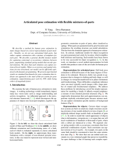 Articulated pose estimation with flexible mixtures-of-parts