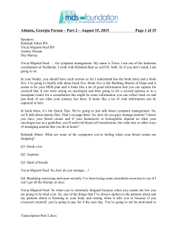 Atlanta, Georgia Forum &ndash; Part 2 &ndash; August 15