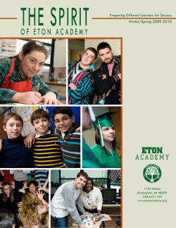 2010 The Eton Spirit