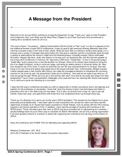 Conference Program - South Dakota Counseling Association