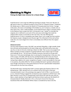 Getting it Right - Brock Racing Enterprises