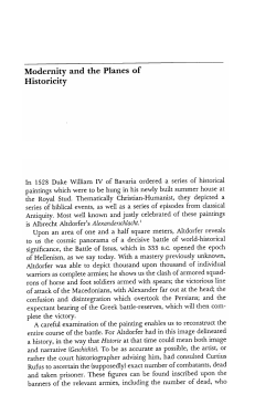 Modernity and the Planes of