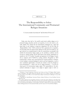 The Responsibility to Solve - Virginia Journal of International Law