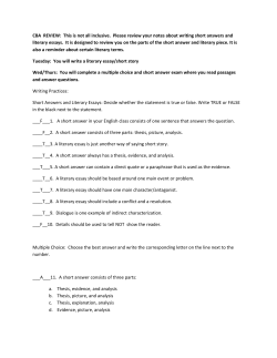 CBA REVIEW: This is not all inclusive. Please review