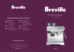 the Barista Express